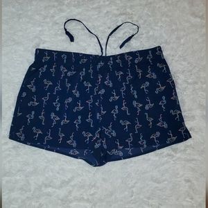 City Streets Shorts, Size M, Navy Blue with Rainbow Colors